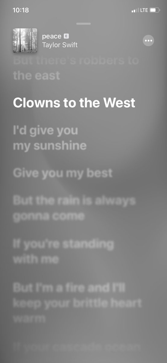 jaynehamlyn's tweet photo. In peace Taylor Swift capitalized West and not east and no one can convince me that she isn’t calling Kanye a clown. Thank u for coming to my ted talk  #Folkore https://t.co/My9jkyjImm