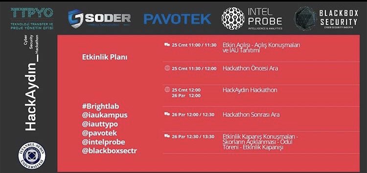 #HackAydin Hackathon’u, YouTube kanalı üzerinden yarın itibariyle linkten canlı olarak yayınlanacaktır.
youtube.com/channel/UCZxjF…