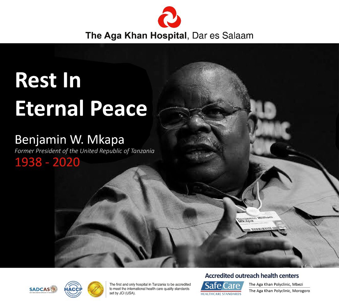 akhstanzania's tweet photo. Pumzika kwa Amani Rais Mstaafu Benjamin William Mkapa 🇹🇿 #ripmzeewetu #RIPMkapa #Tanzania https://t.co/SRimCeCT5B