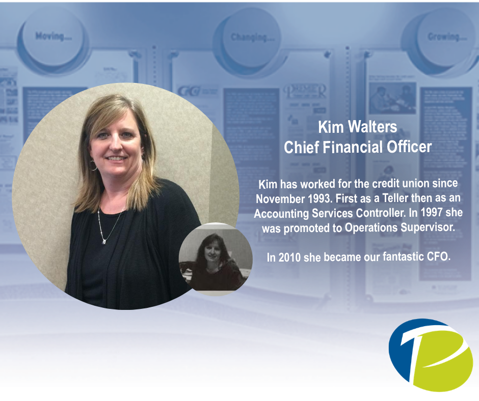 PremierFCU's tweet photo. Do you know our fantastic CFO, Kim Walters? She has been with the credit union since 1993. She has an infectious laugh and continues to lead Premier forward. Thank you Kim for all that you do! #FlashbackFriday #PremierFCU  #LendingaHand https://t.co/7CrcBKXJDO