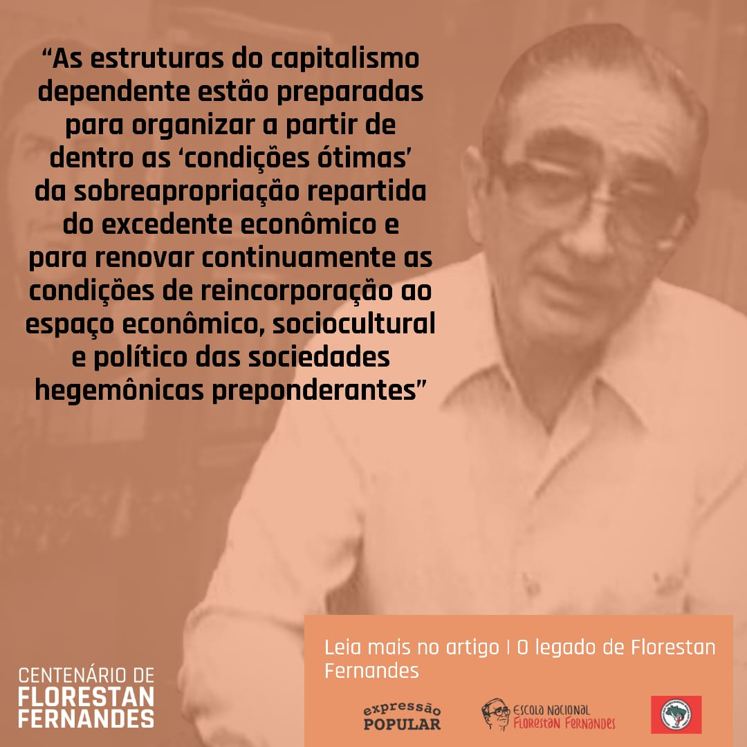 MST_Oficial's tweet photo. ✊🏾🚩📚 No dia 22 de julho Florestan Fernandes completou 100 anos, por isso realizamos um grande ato político-cultural em celebração ao seu legado!

Perdeu? CONFIRA na íntegra:
https://t.co/x22sSgqhJ4

#CentenárioFlorestanFernandes #ForaBolsonaro #FiqueEmCasaNãoEmSilêncio https://t.co/cCq1ccA4pC