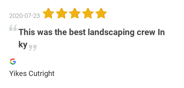 YourOuterImage's tweet photo. New 5.0-star Review: "This was the best landscaping crew In ky" https://t.co/jSqs0f4cHO