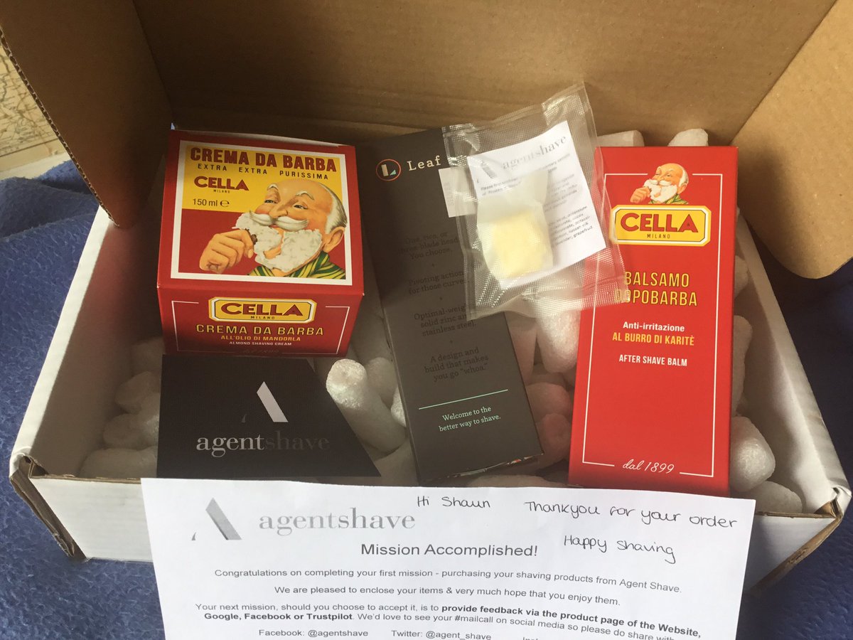 shaun_wistow's tweet photo. #mailcall #cella @agent_shave #leafrazor https://t.co/XTdkAMDXiZ