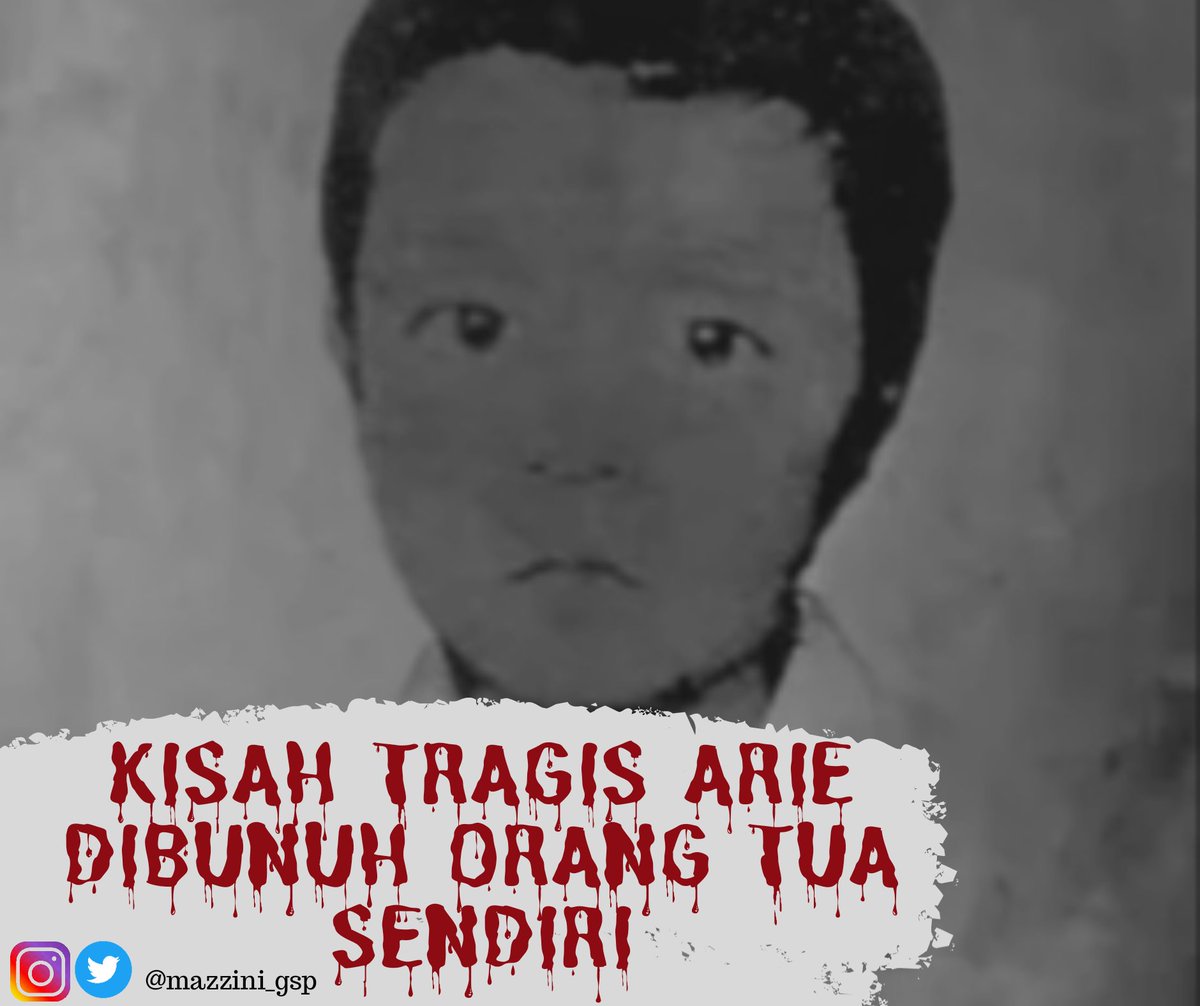mazzini_gsp's tweet photo. "Sudah pa, sudah ma, ampun,"
Hanya kata-kata itu yang sanggup Arie ucapkan ketika dirinya berhari-hari disiksa oleh ayah kandung dan ibu tirinya.

Rintihan Arie sama kerasnya dengan pertanyaan di benak publik, "Mengapa ada orang tua begitu tega menyiksa anaknya hingga tewas?". https://t.co/b2pVLtbiZs