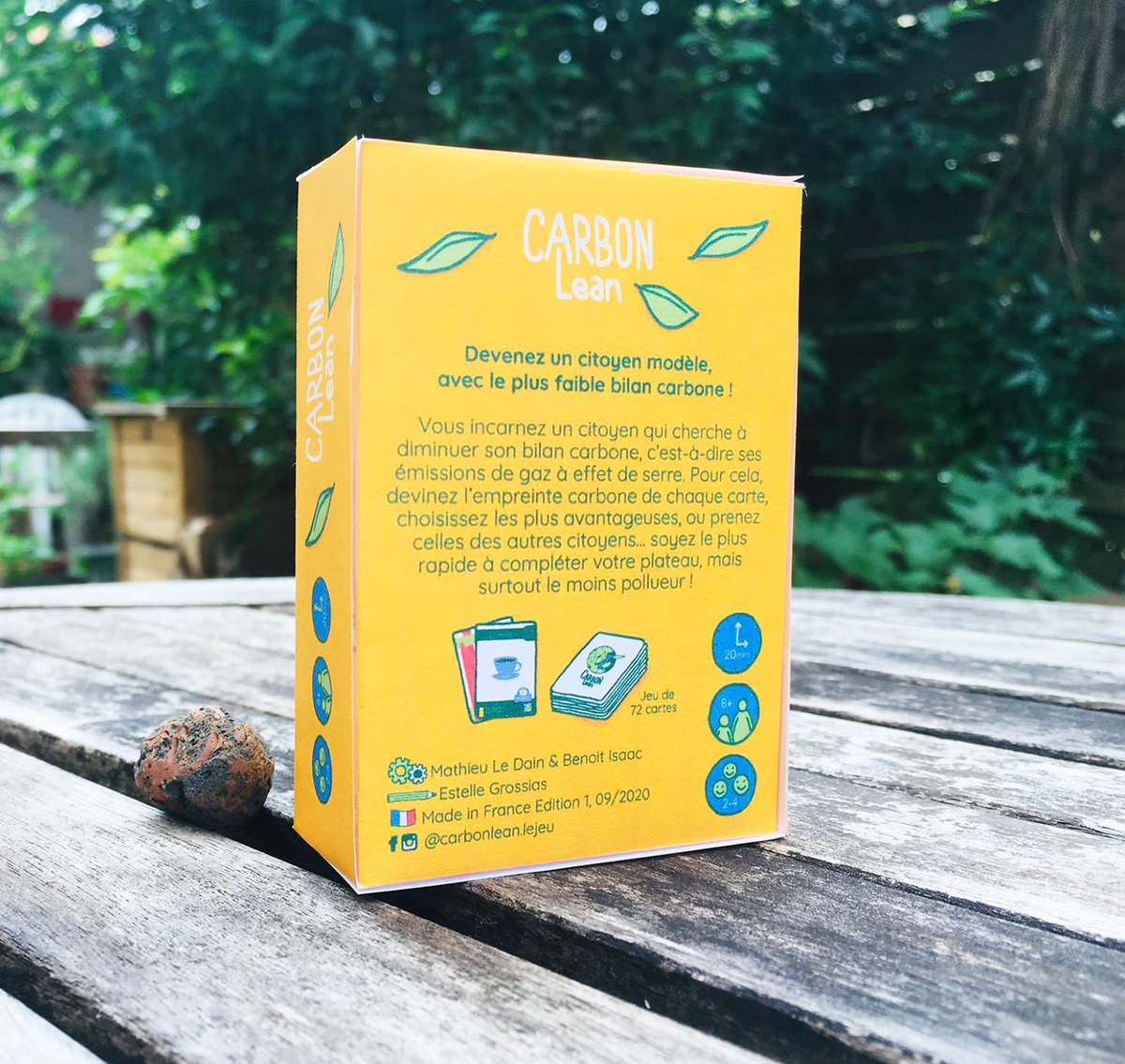 CarbonLean's tweet photo. Voici le résultat du travail d'Estelle sur le design de la boîte du jeu!
Les votes de nos soutiens sur @ululeFR ont également permis de finaliser le choix du logo @CarbonLean !
Prochaine grosse étape: la mise en production.
A très vite https://t.co/7yU8by7FBg