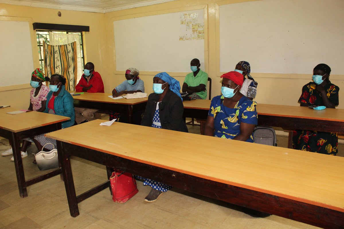 eco2libriumllc's tweet photo. #Eco2librium team and officials from Kakamega Forest Community Arm (KAFCCOA) in the first #agroforestry meeting with farmers of Buyangu village, shedding more light on the importance of incorporating the cultivation of #trees in agriculture. https://t.co/7CZNmE3Lsn