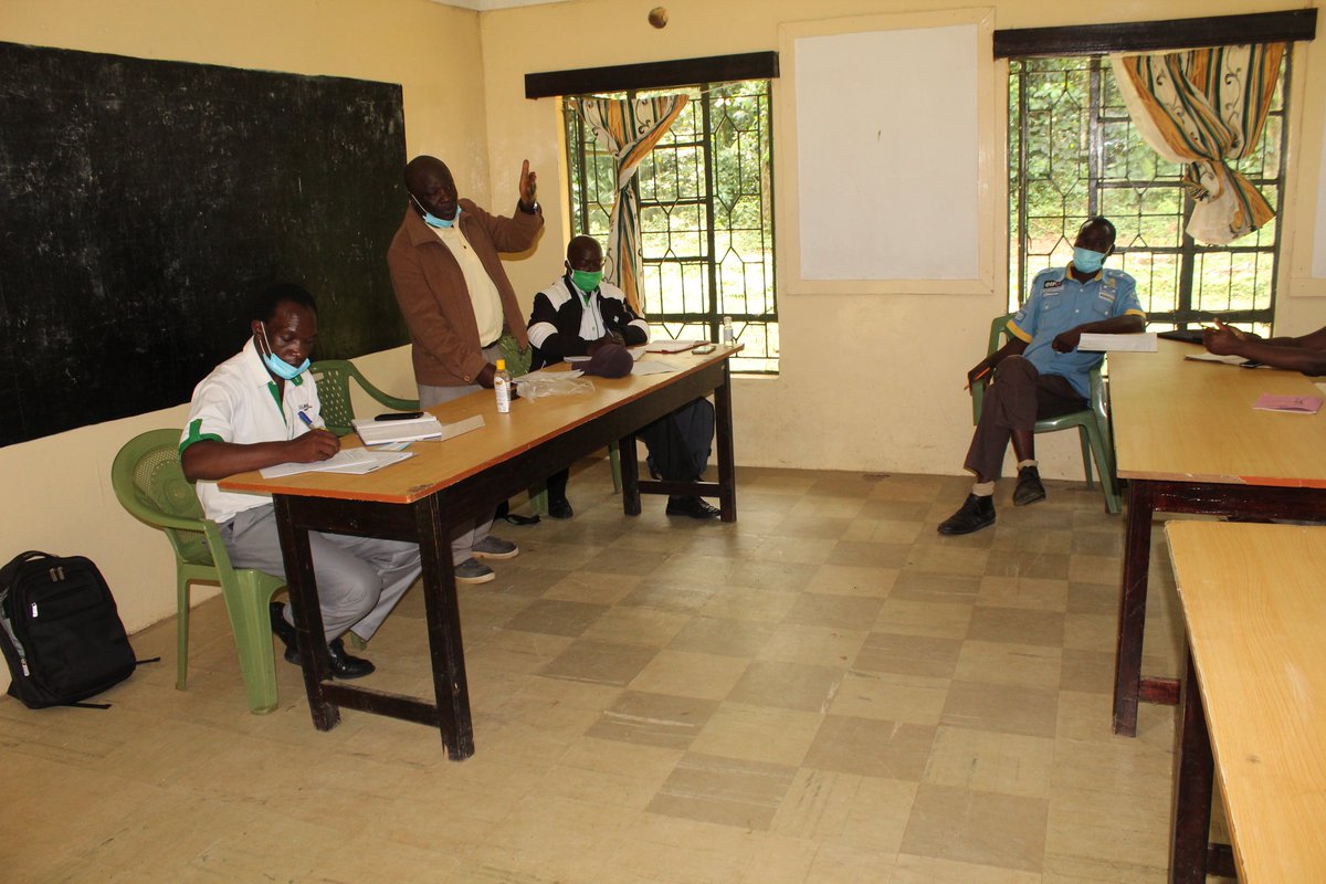 eco2libriumllc's tweet photo. #Eco2librium team and officials from Kakamega Forest Community Arm (KAFCCOA) in the first #agroforestry meeting with farmers of Buyangu village, shedding more light on the importance of incorporating the cultivation of #trees in agriculture. https://t.co/7CZNmE3Lsn