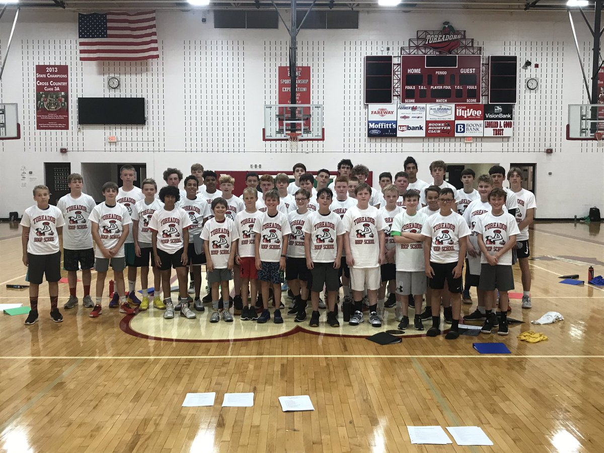 ToreadorHoops's tweet photo. It was a lot fun being in the gym the last three weeks with these guys for Hoop School. The guys got better, learned some of the programs staples and expectations. #makehardworkyourpassion #therestofitmatters https://t.co/kmsGtnjTAz