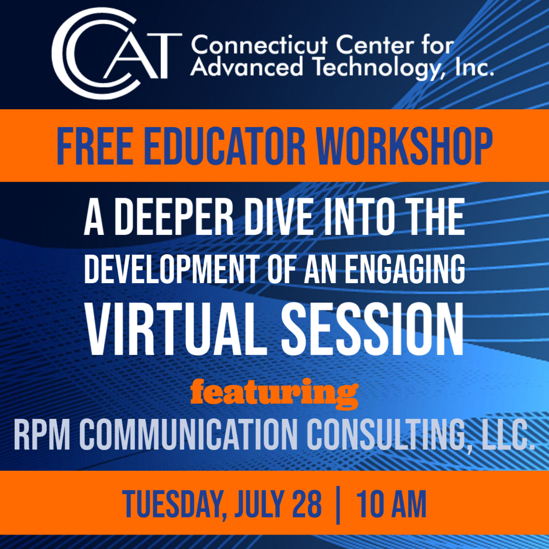 CTDreamItDoIt's tweet photo. Find out how to best engage and interact with your students in your virtual classroom. Led by RPM Communication Consulting, learn first hand how to annotate, create break out rooms, polls, and more! Space is limited so register now 👉 https://t.co/pTxKh6QUth https://t.co/r2O66lug0g
