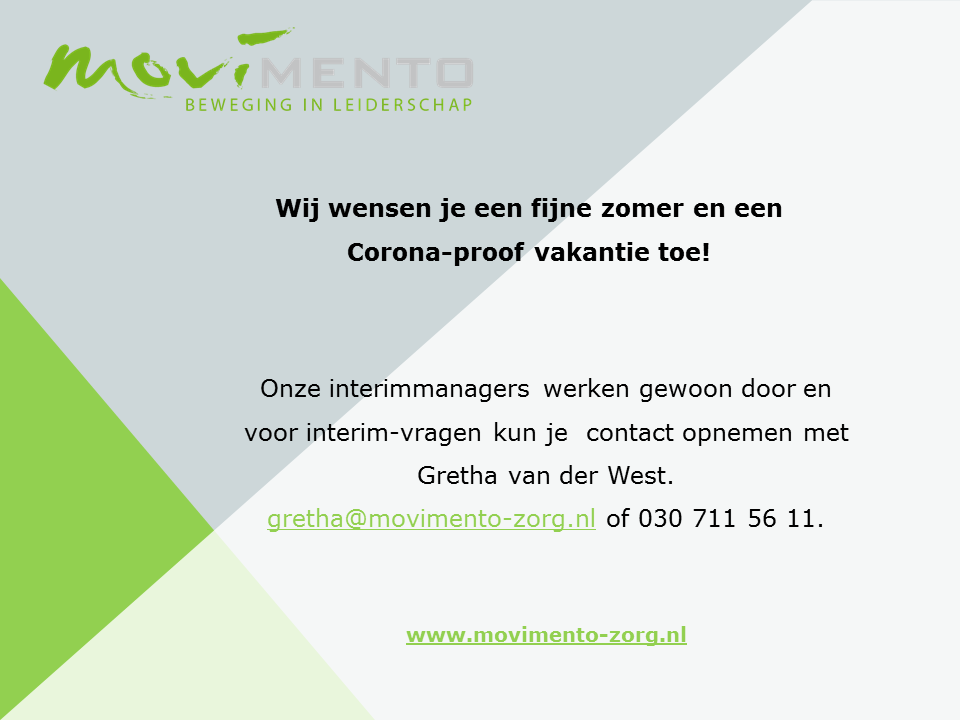 #vakantietijd #interimmanagement #ondersteuning #leiderschap #interimopdracht #interimmanager