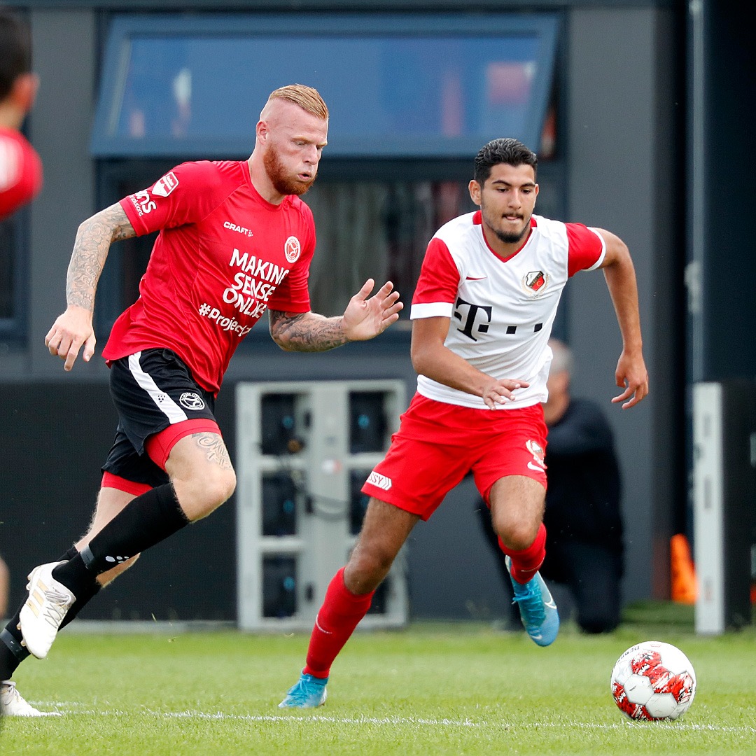 fcutrecht's tweet photo. ⚽ Jong #fcutrecht verliest het oefenduel met
@AlmereCityFC. In het Yanmar Stadion is het de vrije trap van Ilias Alhaft die ervoor zorgt dat de ploeg van trainer/coach René Hake een 1-0 nederlaag moet incasseren. #almut https://t.co/ckvWuF8hmp