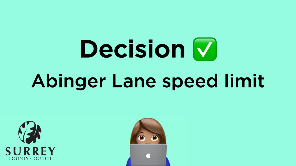 MoleValleyLC's tweet photo. The speed limit on #Abinger Lane’s going down from 60mph to 30mph in some places and 20mph in others ✅ 4/5 https://t.co/LHrPy8l4Kd