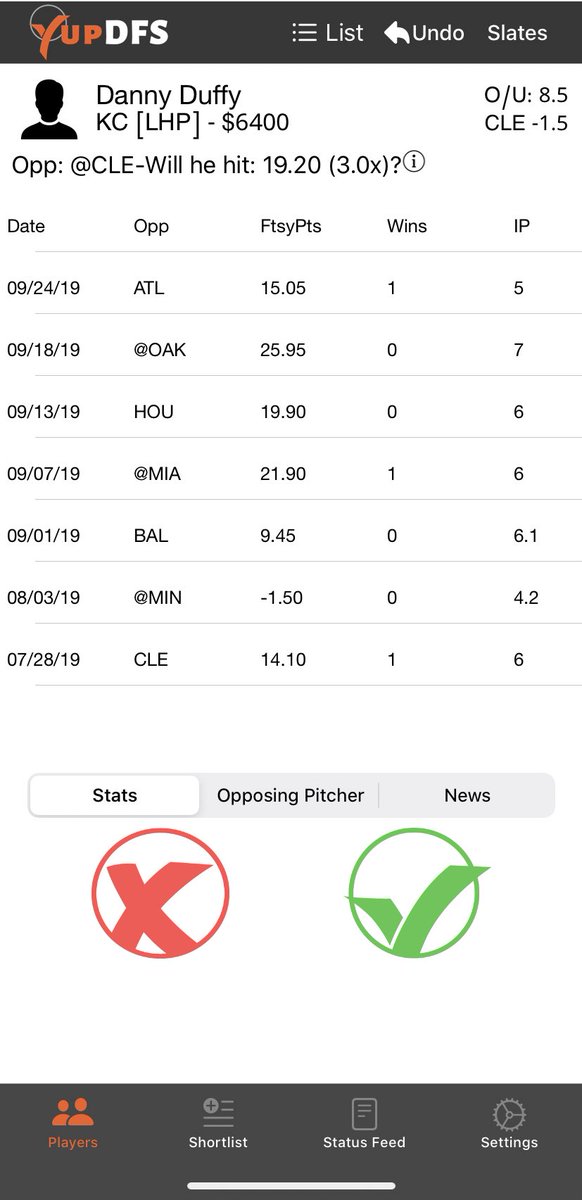 yupdfs's tweet photo. For those getting started with https://t.co/SPkv4EXjJZ on #iOS, you can set your default sport to whatever you prefer, &amp; set your target lineup score. We automatically set a player’s value as you are Yupping.

#dfs #DraftKings #MLBOpeningDay #mlb #mlbdfs #dailyfantasy https://t.co/dnPDsvLwnq