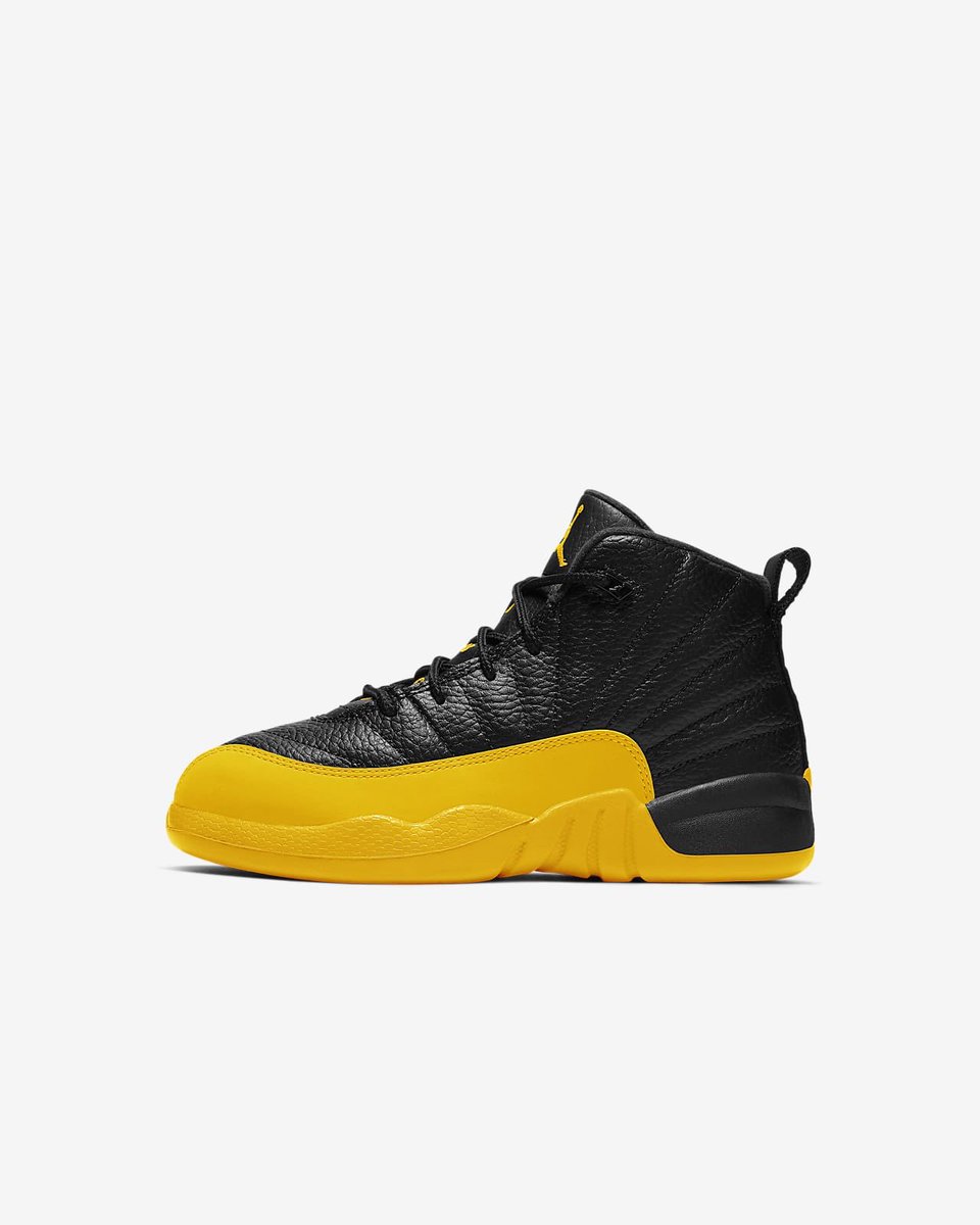 jordan retro 12 black preschool