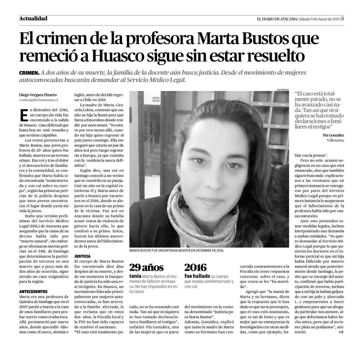 stormilessblack's tweet photo. Porqur quiero tanto que se haga viral la historia de Marta?POR QUE NO ES POSIBLE QUE DIGAN QUE FUE MUERTE NATURAL CUANDO FUE ENCONTRADA A 70 CM ENTERRADA CON UNA MEZCLA DE CEMENTO Y TIERRA,COMO SE LES OCURRE,más de 3 años de injusticia
#JusticiaPorAntonia
#JusticiaParaMartaBustos https://t.co/10Mu3ulUc9