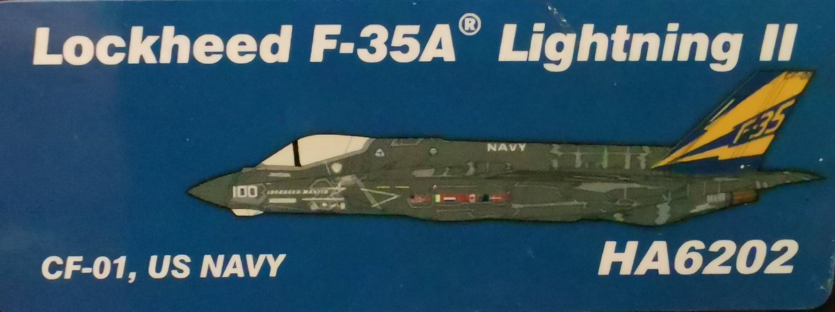 pedrospotter's tweet photo. Nuevo modelo para mi colección / A new diecast model #HobbyMaster #HA6202 in my private collection.
#LockheedMartin #F35C #LightningII
#Diecast #maquetas #Modelismo #escala172 #avionesdecombate #scalemodel #miniaturas #Military
#PasoAPaso #aviones #modelistas https://t.co/tIgb6aHVGR