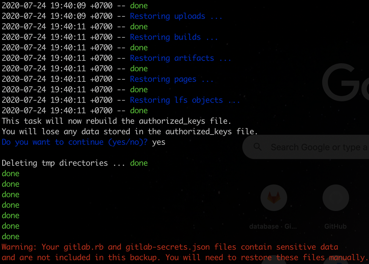 v0112358's tweet photo. Migrating Gitlab .... TGIF :) https://t.co/k6uc8PW9g3