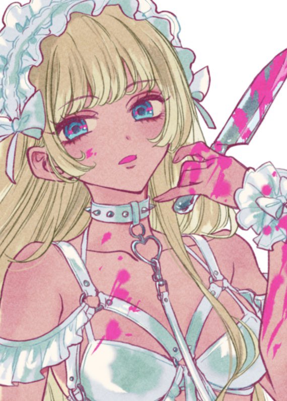 「血みどろの女 」|あきやまえんま😈のイラスト