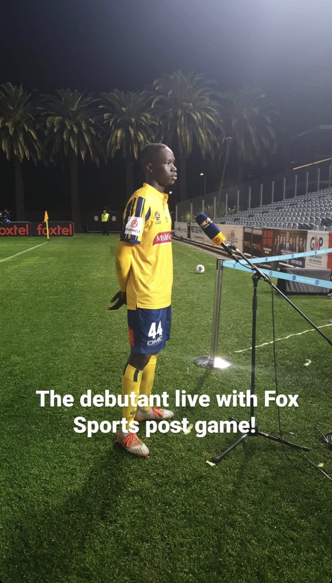 We’re starting to see a rise in the number of South Sudanese in professional football/soccer! Proud of the little brother who just made his home debut for the mariners, words can’t express my joy, for now get back to the training pitch &amp; come harder nextweek boy! 🤣 ♥️ <a href="/AlouKuol/">Alou Kuol</a>