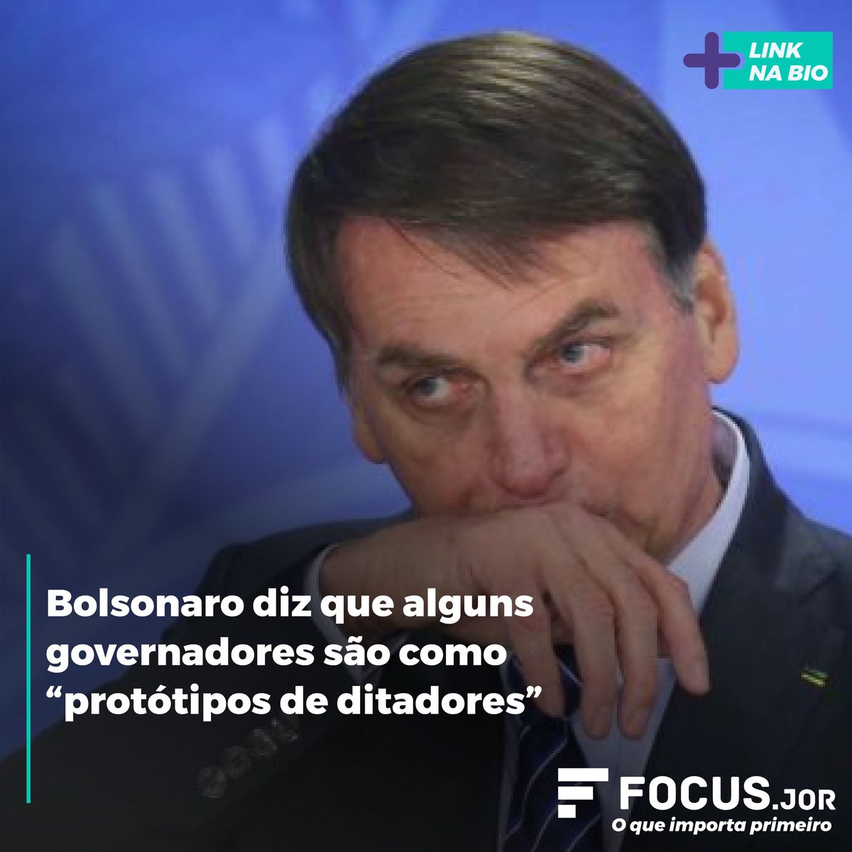 focuspoder's tweet photo. Bolsonaro chegou a citar o nome do governador de Santa Catarina, Carlos Moisés (PSL), dizendo que ele “se elegeu usando seu nome”. Veja mais no Focus.jor https://t.co/Maco4zRkDP 
#bolsonaro #jairbolsonaro #jairmessiasbolsonaro #focus.jor #focusjor https://t.co/prw526m1ah