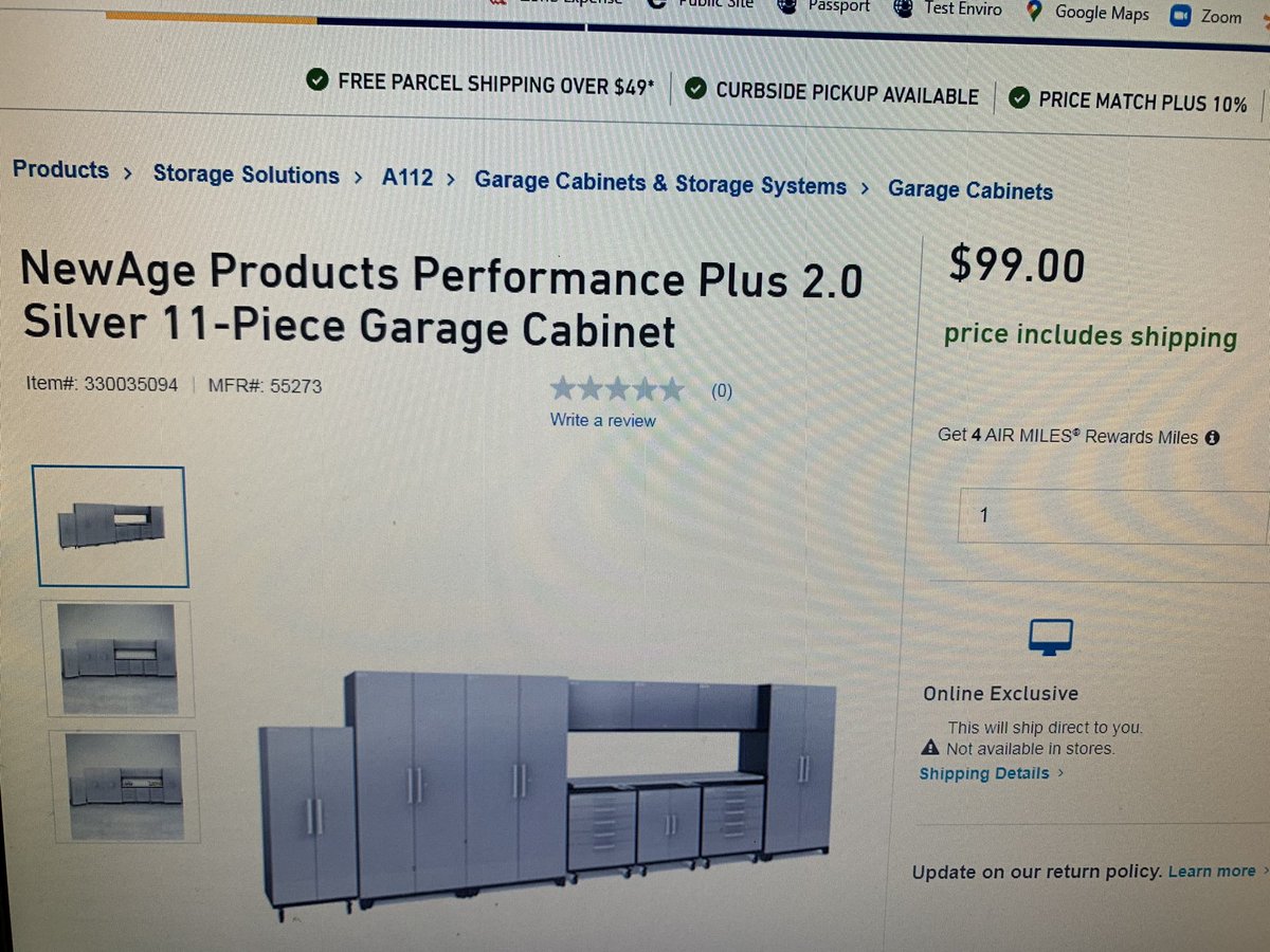 CraigWorsfold's tweet photo. @Lowes_Canada Why are you shipping me a “Big Vac” when I ordered a Garage cabinet? https://t.co/GwbRTeNEEV