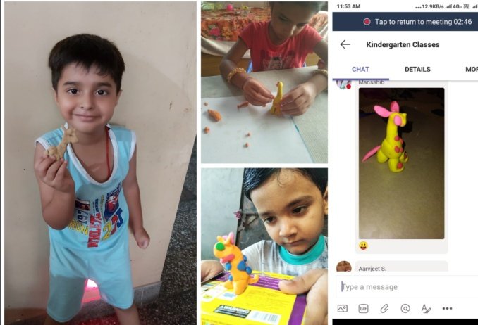 One more wonderful Day in  Remote learning Session. Ss of grade UKG have fun with clay # They enjoyed a lot # Made different animals with clay. 🥰🥰🥰.<a href="/pkdhillon08/">ParamjeetKaurDhillon</a> <a href="/harpreetmehta23/">Harpreet Mehta</a> <a href="/RiseUp4SDGs/">SDG's : The Rising</a> <a href="/vijoylaxmi1/">Vijoylaxmi</a> <a href="/priya22569691/">priya</a> <a href="/NidhiTh43971395/">Nidhi Thakur</a> <a href="/SeemaDutt9/">Seema Dutt</a>