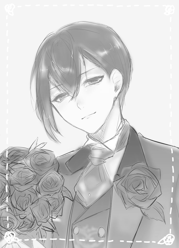 #絵をモノクロにするとかっこいい
かっこE〜〜〜〜〜 