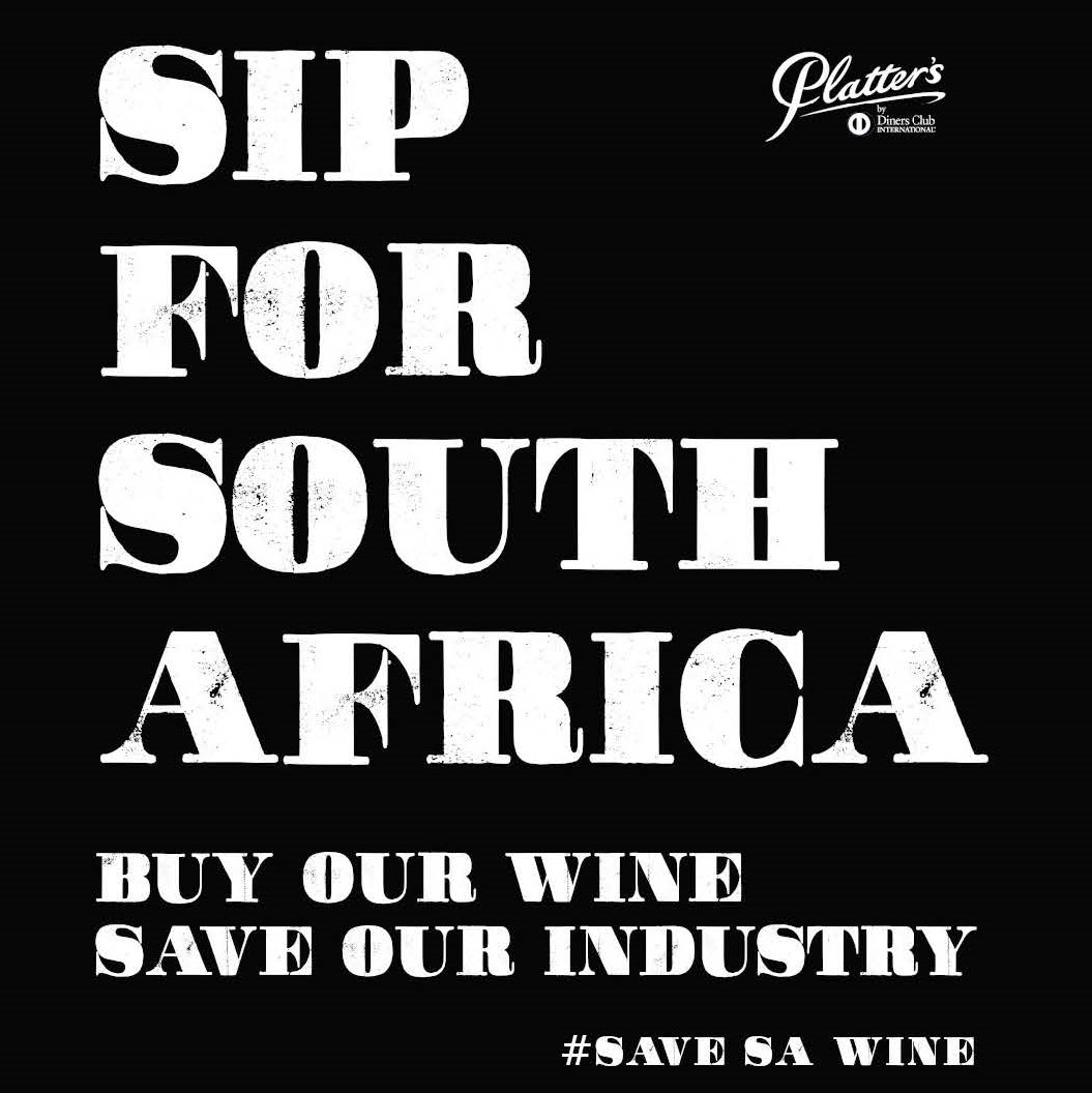 wineonaplatter's tweet photo. In support of our producers, who have had the rug pulled out from under them by a ban on local wine sales, we appeal to wine lovers around the world to pull the cork from a South African bottle today.

#SaveSAWine #DrinkSouthAfrican  🇿🇦🍷 https://t.co/JVmIWOlHXb