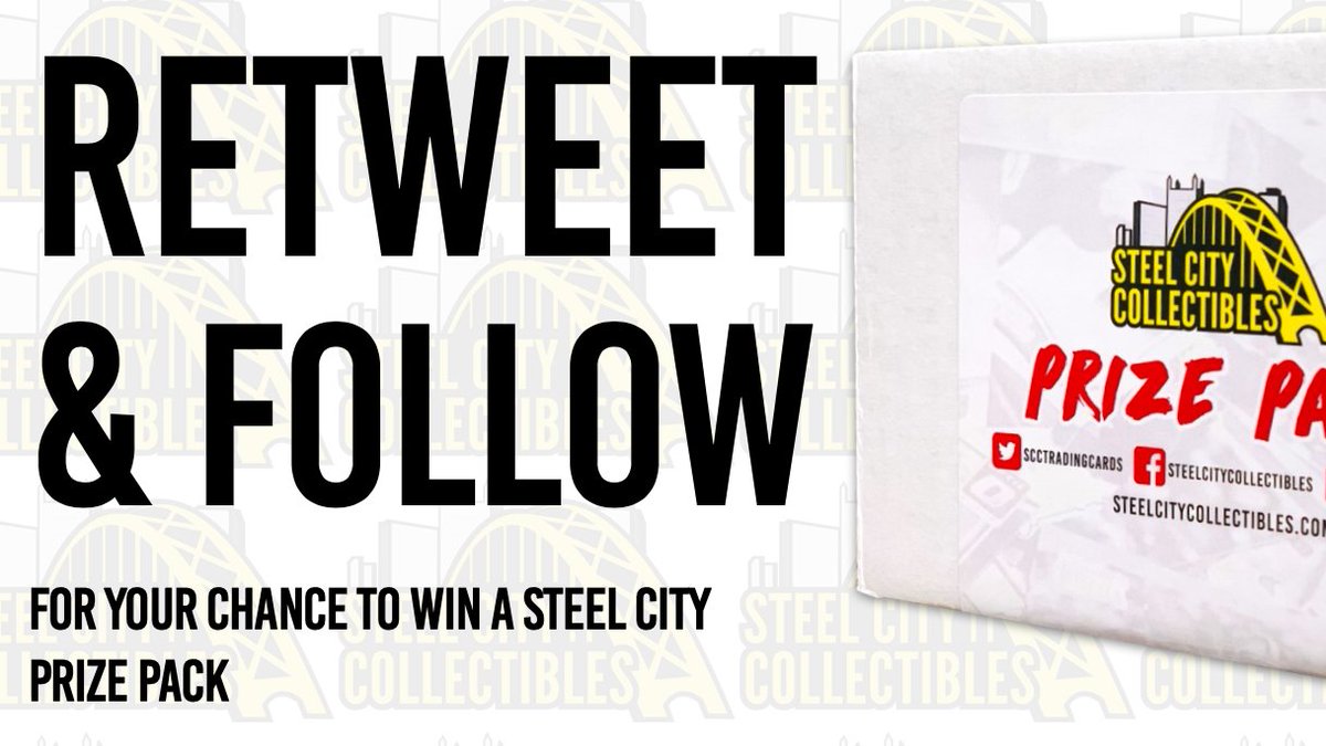 Steel City Collectibles (@scctradingcards) on Twitter photo It's time for another #FreebieFriday!
RETWEET and FOLLOW (<a href="/SCCTradingCards/">Steel City Collectibles | NSCC #345</a>) for a chance to win this Steel City Prize Pack!
We'll pick one random retweeter to win this prize! You must be following to win!
#SCCTradingCards #TheHobby #Collect #Giveaway #HobbyFam <a href="/HobbyConnector/">The Hobby Connector ™</a> It's time for another #FreebieFriday!
RETWEET and FOLLOW (<a href="/SCCTradingCards/">Steel City Collectibles | NSCC #345</a>) for a chance to win this Steel City Prize Pack!
We'll pick one random retweeter to win this prize! You must be following to win!
#SCCTradingCards #TheHobby #Collect #Giveaway #HobbyFam <a href="/HobbyConnector/">The Hobby Connector ™</a>