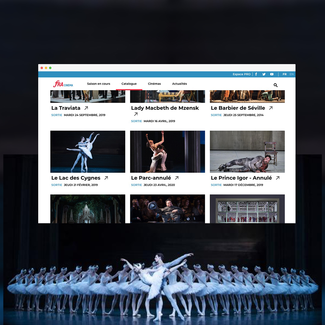 Lumini's tweet photo. THREAD : 
1/2 : @fracinema: l’opéra &amp; le ballet sur grand écran, dans les salles de cinéma indépendantes, @UGCcinemas, et @cgr_cinemas. https://t.co/8u85xpH1BN