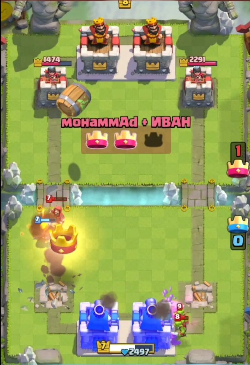 in0xSteel's tweet photo. Y mientras tanto... Modo 2v2. Nos quedamos sin Torres de Princesas... Velocidad del vídeo X2.

PARTIDA 👇 https://t.co/YEEdVZ0LXA

#ClashRoyale #remontada #epic #instagamer #videogames #omg #casualgames https://t.co/OkJgBC28Im