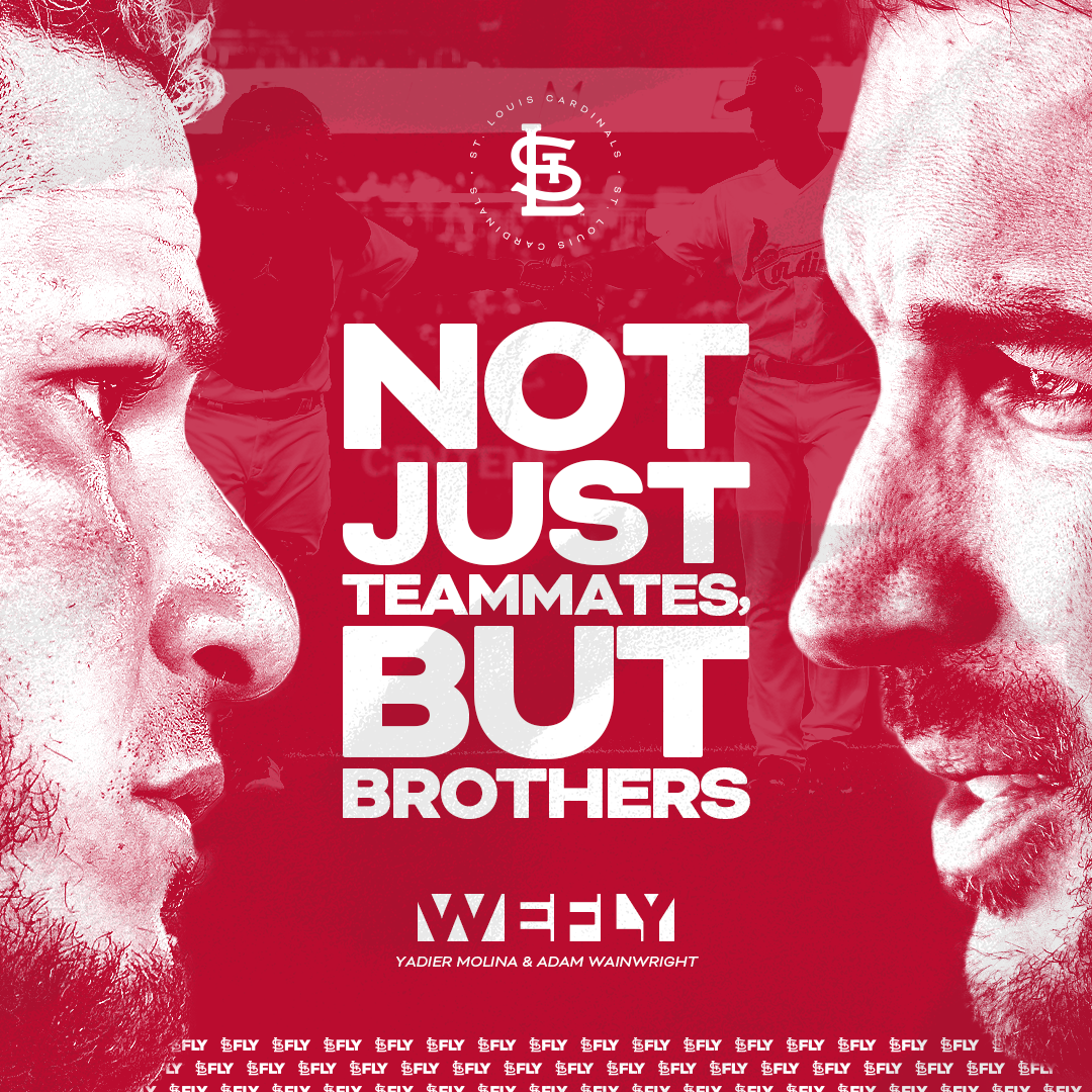 Cardinals's tweet photo. Longest active duo in @MLB!

#STLCards https://t.co/7CtK7QOPx9