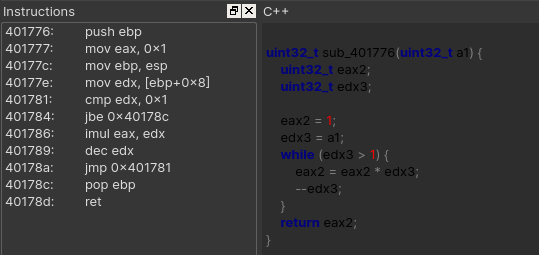 LIFARSTechDiary's tweet photo. There are also some free decompilers available as plugins for #IDA Pro (The Interactive Disassembler by @HexRaysSA)

#GhIDA (@GHIDRA_RE) by @TalosSecurity 
@RetDec by @avast_antivirus 
#Snowman by https://t.co/JIYz2sz3B2

Examples of simple factorial function: https://t.co/EJCA1XsFYR
