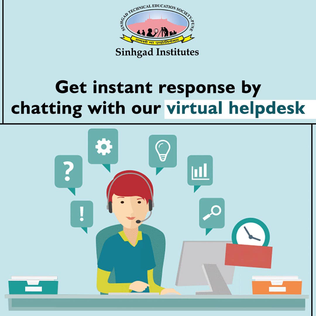 PSknsits's tweet photo. Questions? Let us know!
.
.
.
#SInhgadInstitutes #STES #Pune #HelpDesk #Query #VirtualHelpDesk #AdmissionsOpen https://t.co/GmTp411OlW