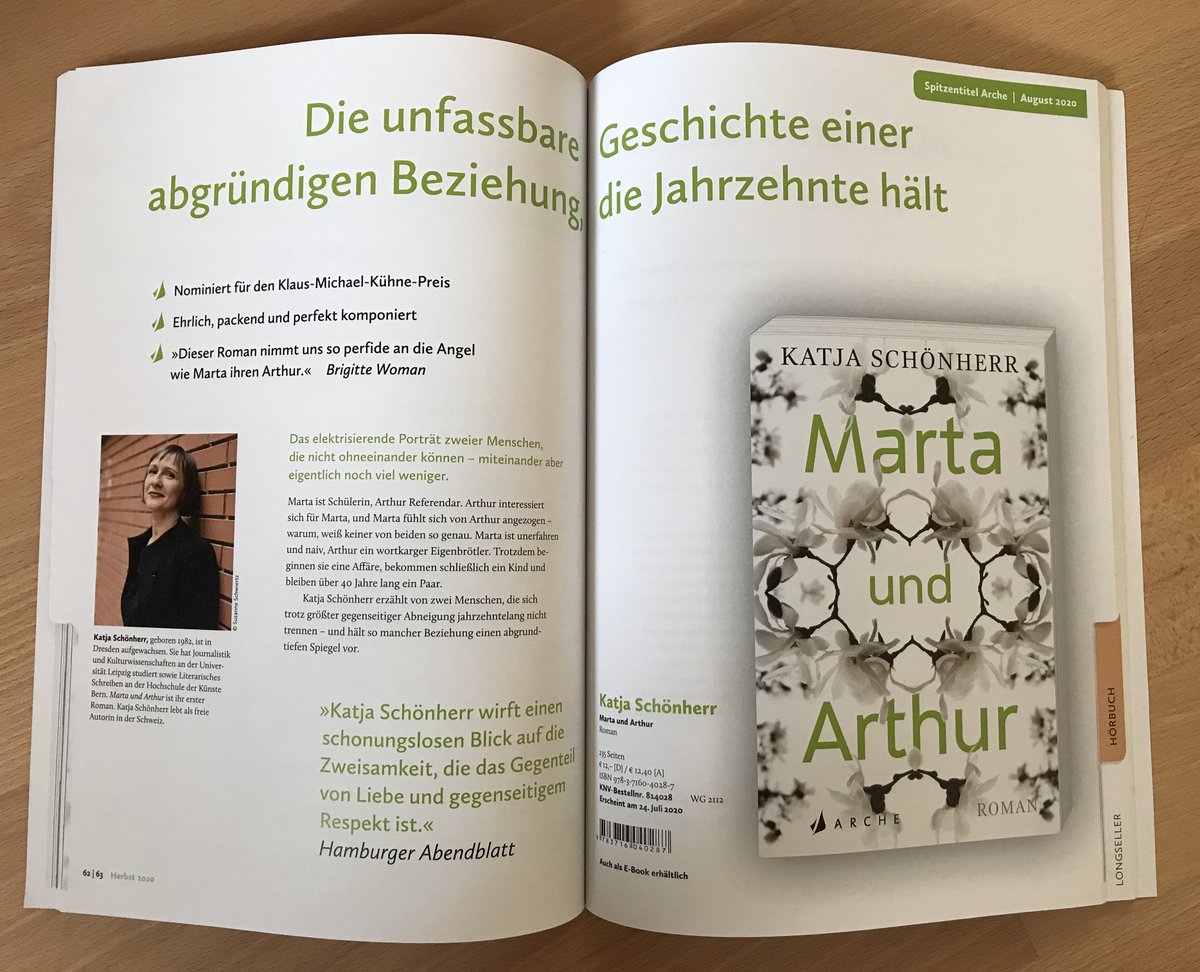 "Marta und Arthur" ist ab sofort auch im Taschenbuch-Format erhältlich. 📗📗📗📗📗