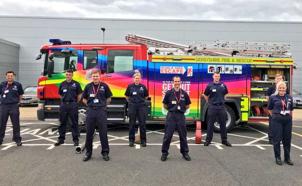 DFRSInclusion's tweet photo. Exciting week welcoming our @DerbyshireFRS On-Call firefighters joining the Wholetime Duty System 🚒 
Some really insightful discussions as a part of their Inclusion Induction session! 
All the very best to you!! https://t.co/JYF7789sQn