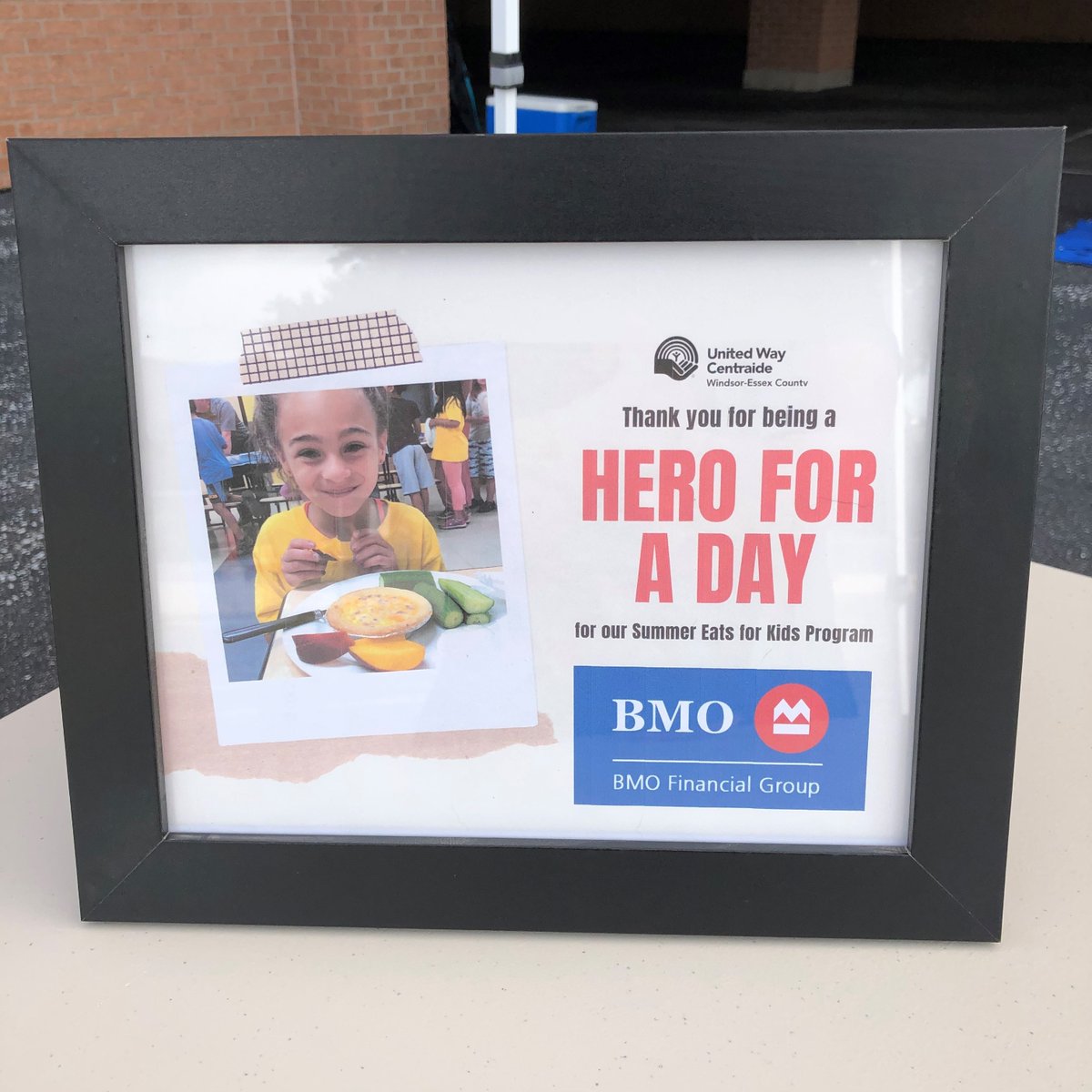 JacobAnjana's tweet photo. Sal Albano, Marina Quattrociochhi & the team @BMO Nesbitt Burns Windsor have stepped up as Heroes For A Day in support of @UnitedWayWE's #SummerEats4Kids Program, lending time & financial support to ensure our local youth are nourished this summer. We are grateful for the support https://t.co/cwUgTfsLR8