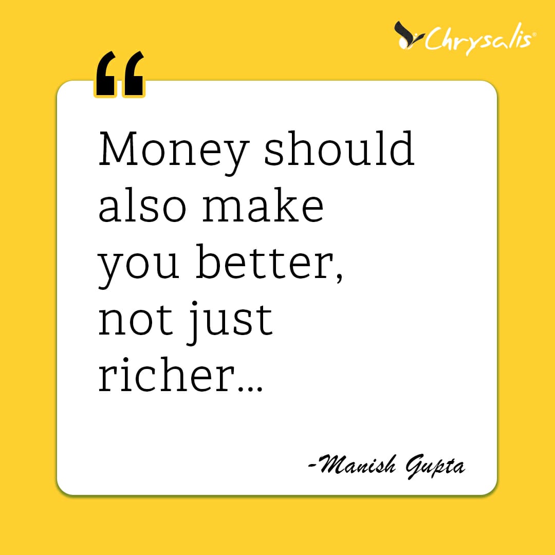 Mgchrysalis's tweet photo. Are you just becoming richer? or better? #ThoughtForTheDay #Entrepreneurship #quoteoftheday #MGquotes https://t.co/g9hYf6EHlO