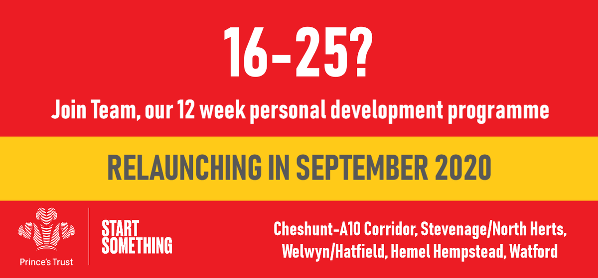 HFRS Youth Engagement and King's Trust Teams (@hfrsyouth) on Twitter photo If you're16-25, not in employment or education then get in touch! Team is our 12 week personal development programme where you can gain new skills, take a qualification and meet new people. Sign up at tiny.cc/2jbksz DM or email us hfrs.youth@hertfordshire.gov.uk #Youth If you're16-25, not in employment or education then get in touch! Team is our 12 week personal development programme where you can gain new skills, take a qualification and meet new people. Sign up at tiny.cc/2jbksz DM or email us hfrs.youth@hertfordshire.gov.uk #Youth