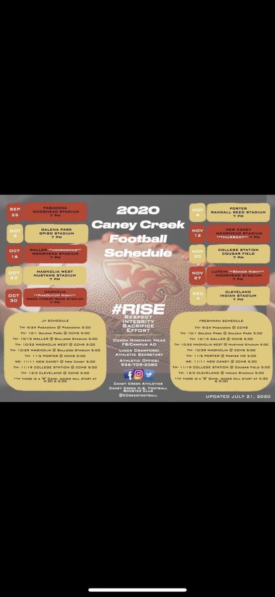 PantherPenelope's tweet photo. We got a new schedule‼️🏈💪🔥 
#football #cheer #footballszn https://t.co/r4iDMRR1gJ