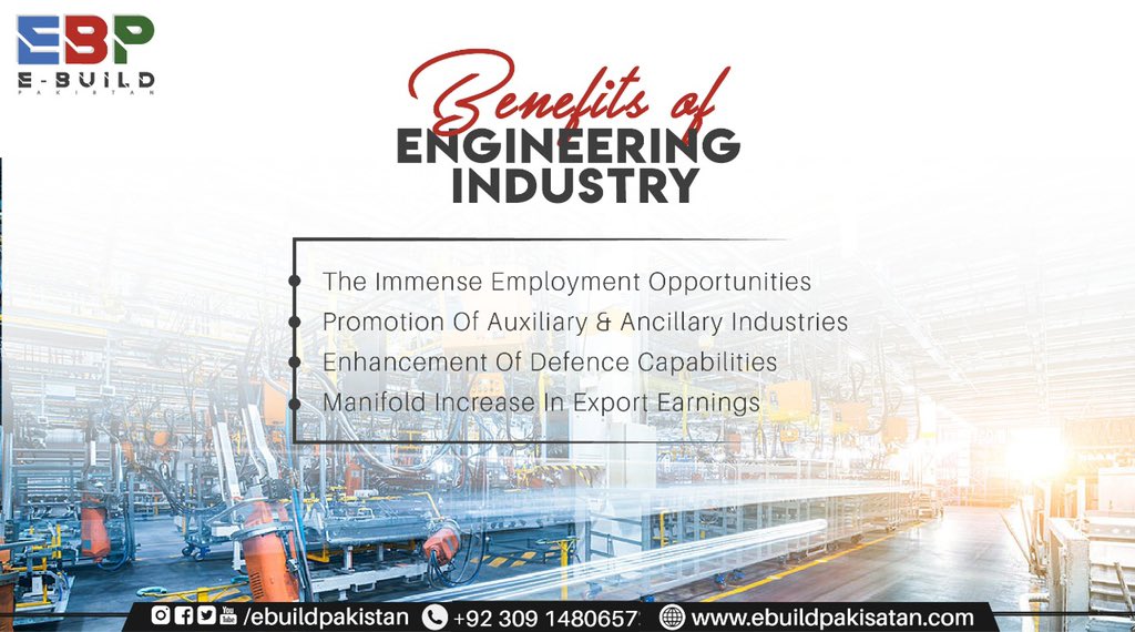 EBuildPakistan's tweet photo. ✨Construction industry has great linkage with Engineering industry✨
Which is recognised the world over to be a prerequisite for achieving industrial advancement and sustainable economic progress.
#engineering #construction #digitalizeconstruction #digitalizepakistan https://t.co/sd6GoaqJIR