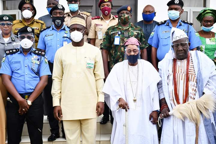 O_RidwanJayeola's tweet photo. Inauguration of Oyo State Community Policing Advisory Committee held at Government House, Ibadan.

Another initiative from the star boy @seyimakinde https://t.co/RneKJp1Jly