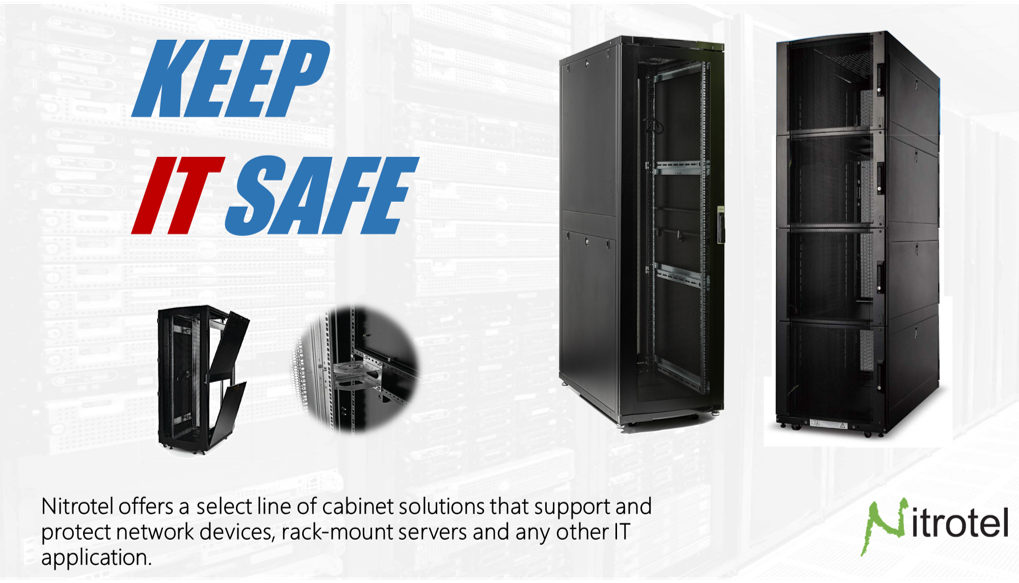 nitrotel's tweet photo. KEEP IT SAFE!
Nitrotel offers a select line of cabinet solutions that support and protect network devices, rack-mount servers and other applications in telecommunication equipment rooms, data centers and enterprise cabling applications. https://t.co/gDf9vxnztr