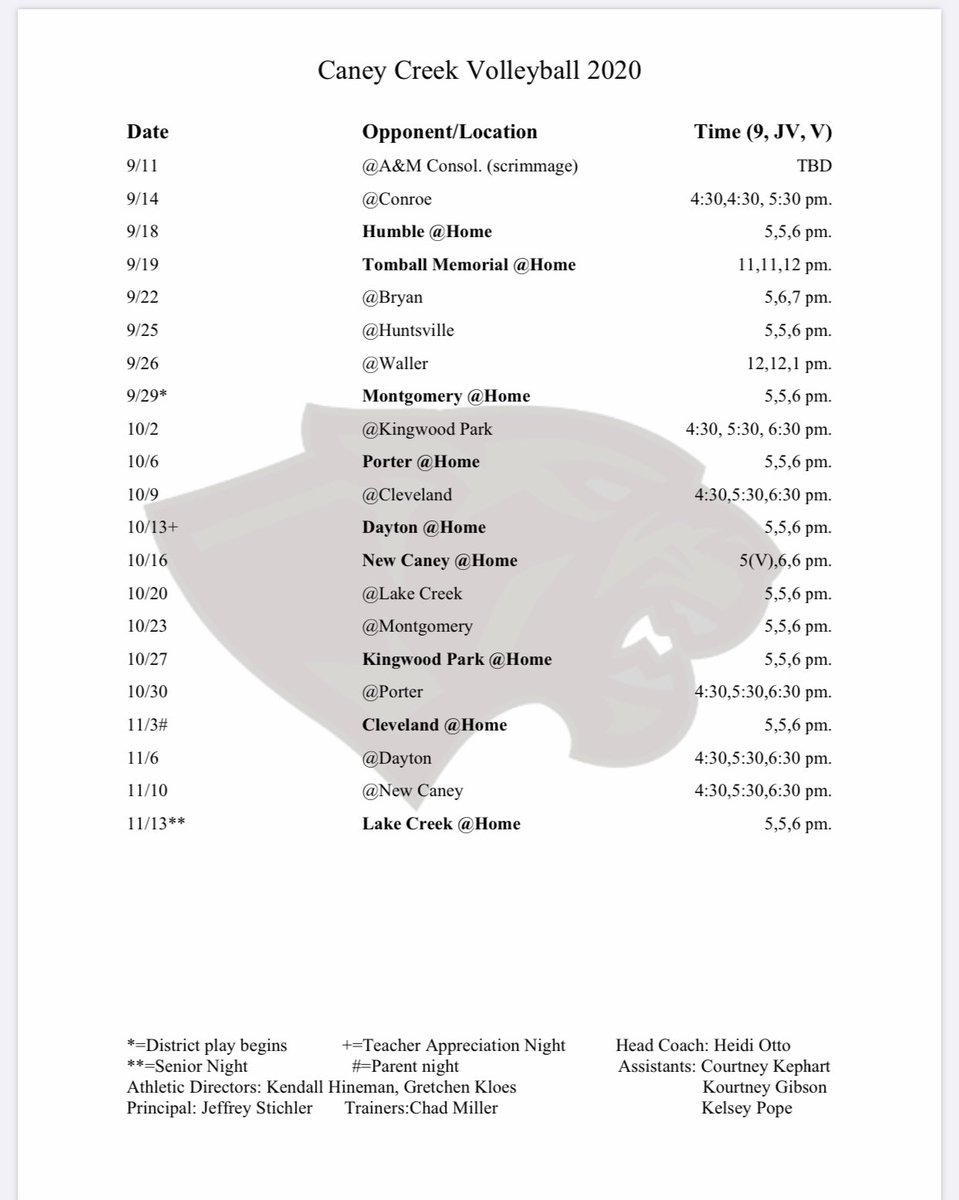 PantherPenelope's tweet photo. Volleyball schedule🙌‼️ Y’all go watch🔥💪🏐
#volleyball #volleyballszn #volleyballtime https://t.co/YR3mZESMj3