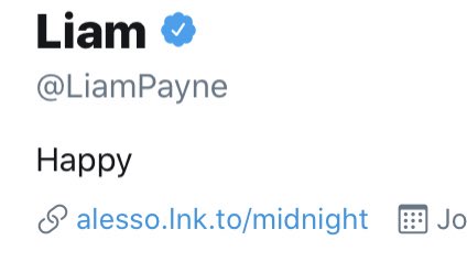 With1DNews's tweet photo. Liam changed his Twitter bio to “Happy” 🥺 https://t.co/kUVNLvZN6w