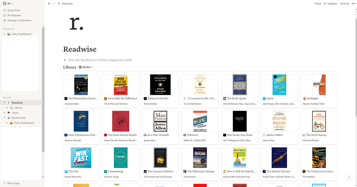 KhanAli's tweet photo. Extremely impressed by @readwiseio beta feature of exporting highlights to @NotionHQ. Thats some neat work! Thanks folks!
#productivity #reading #notestaking https://t.co/g9IAH2KBiC
