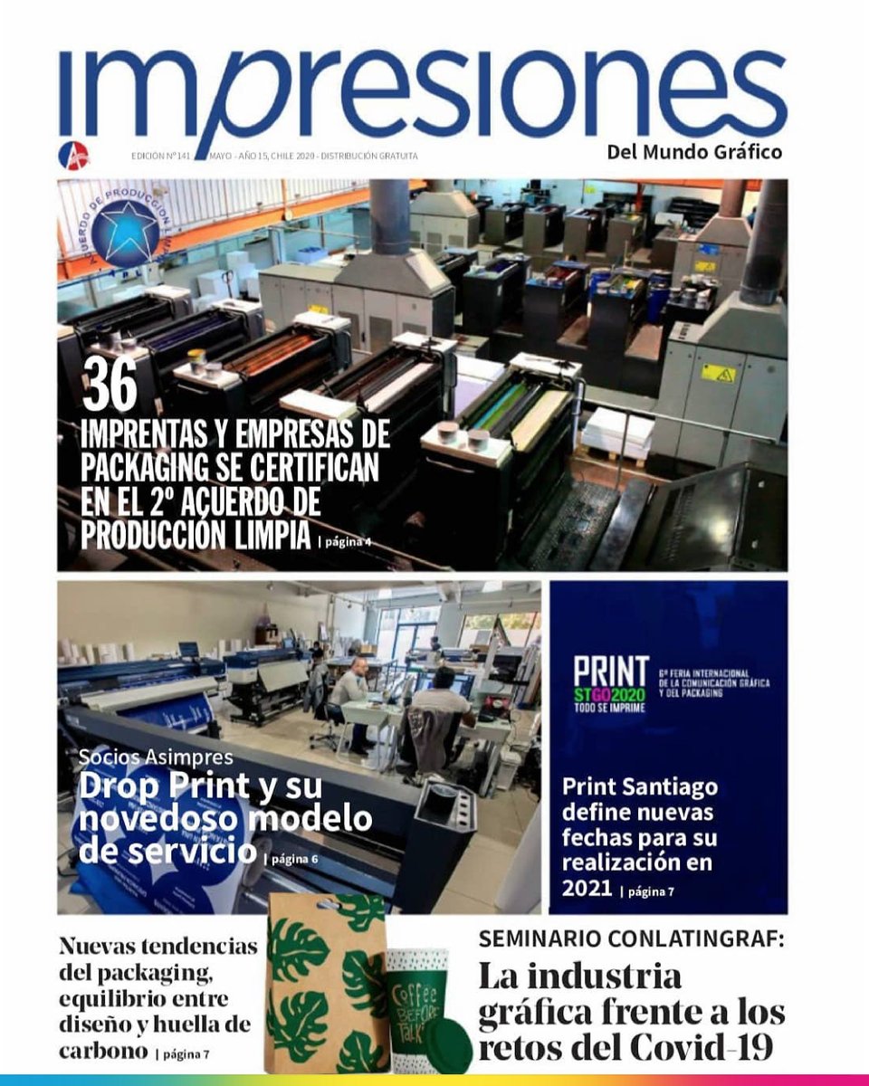 a_impresores's tweet photo. Ya está disponible la nueva edición de Impresiones de Asimpres! Conoce los retos que la crisis sanitaria ha planteado sobre la industria gráfica. 

#Aimpresores #Asimpres #Industriagrafica @asimpres #Covid19 #imprenta https://t.co/9GVA3j5GpQ