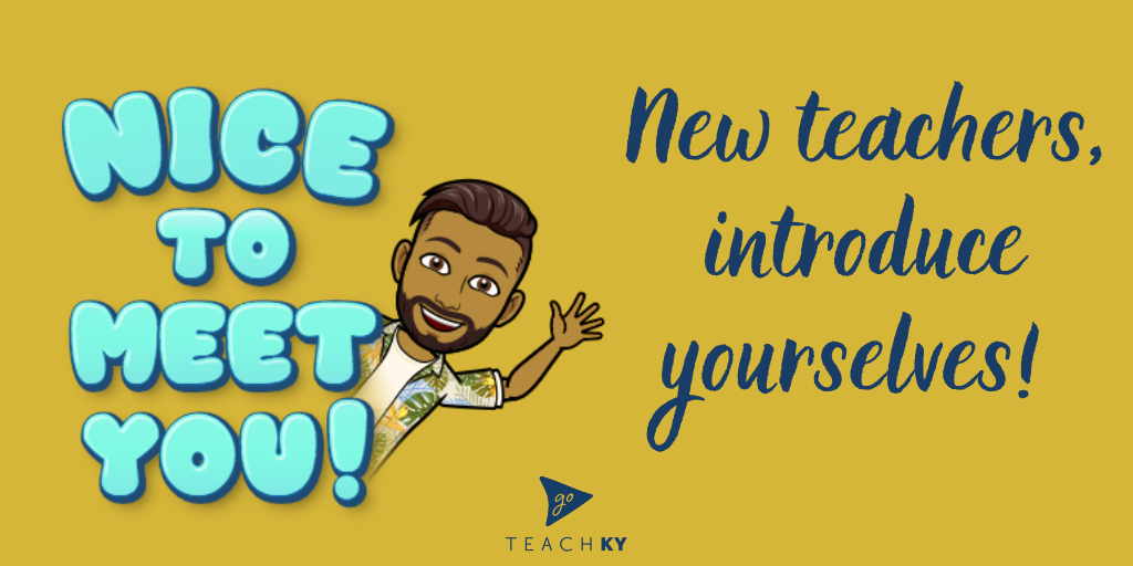 GoTeachKY's tweet photo. #MeetTheTeacherMonday
New teachers, introduce yourself! Who are you, where/what are you teaching, and what are you most excited about? Experienced teachers, tag a new teacher we need to meet! Have you joined #KyNewTeacherNetwork yet?
Visit https://t.co/H29Z9c8GPL for more info! https://t.co/ErvRzuG2Cx