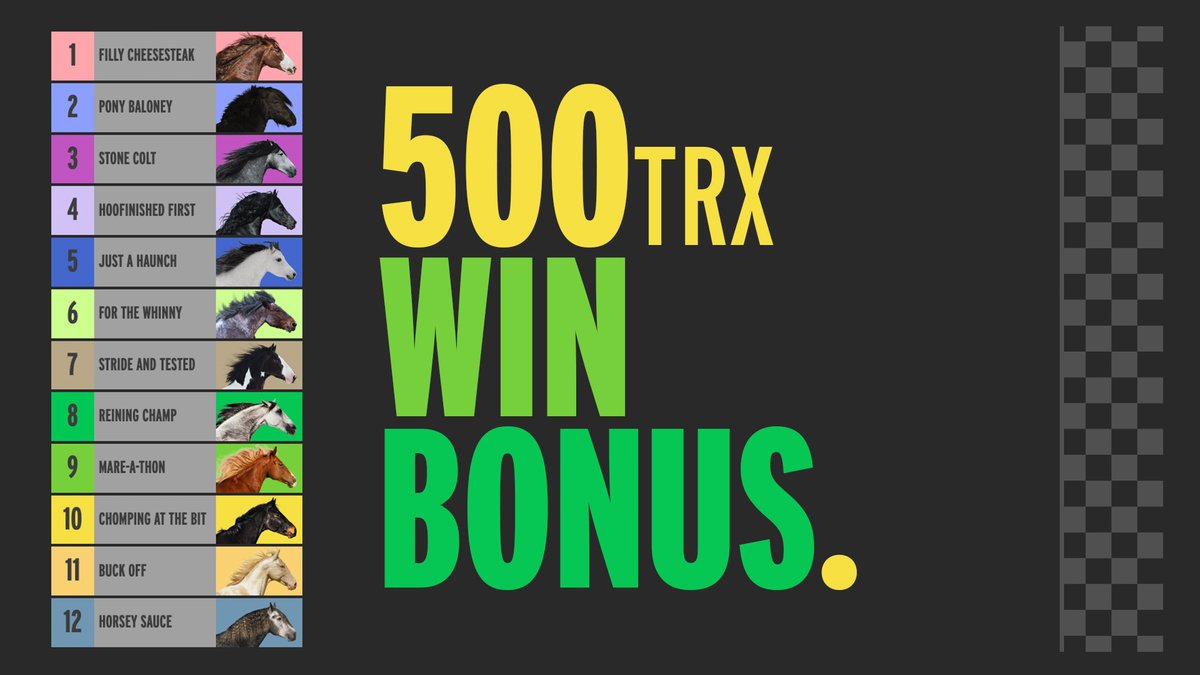 Cryptucky Derby 🐎 #TRX tweet media