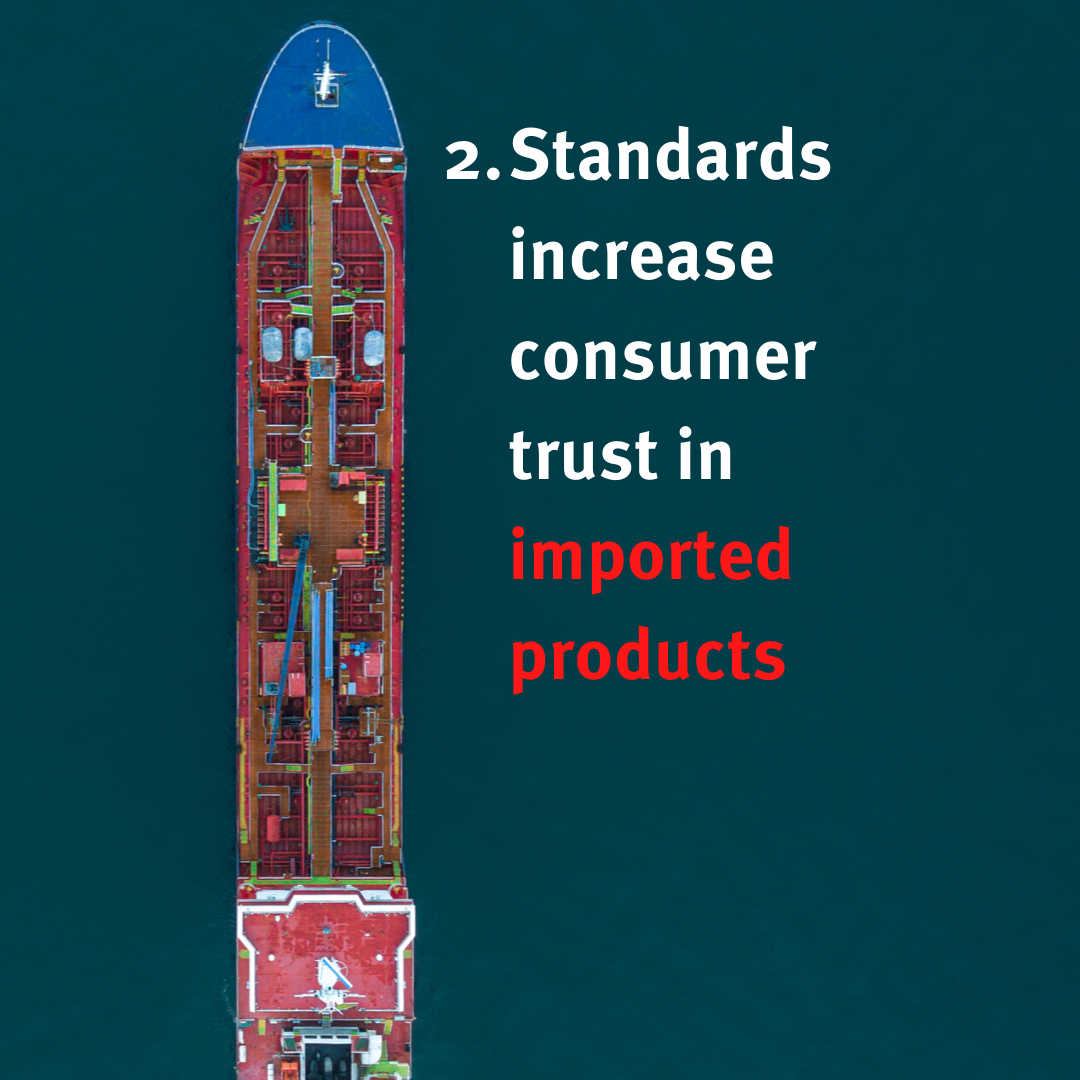 isostandards's tweet photo. How can #Standards help facilitate #trade?
Standards help countries
💰Save on trade costs
📦Open markets for exporters
🤝Increase consumer trust
Check out the latest Research & Innovation Piece: International Standards & Trade
👉https://t.co/qi9NFut4e7 https://t.co/Cn71MDTjzl